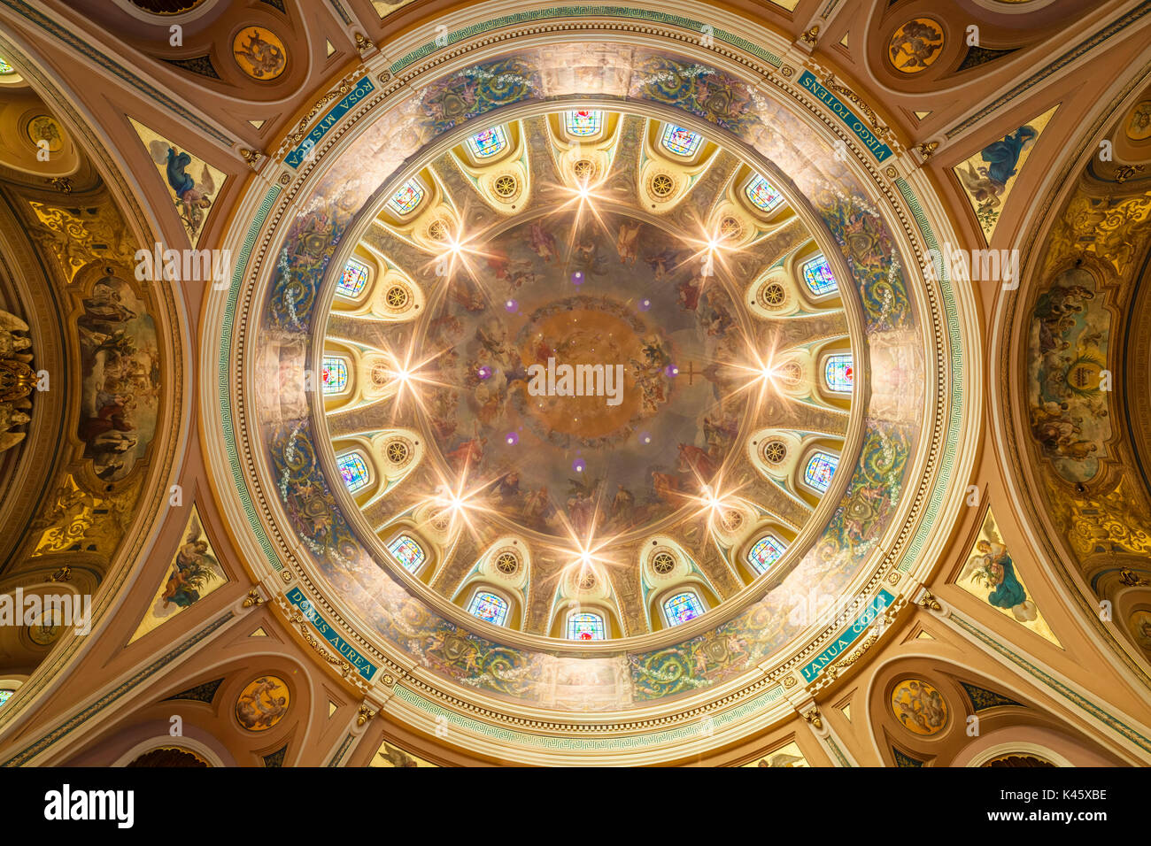 USA, New York, dans l'ouest de New York, Buffalo, Basilique Notre Dame de la Victoire, de l'intérieur Banque D'Images