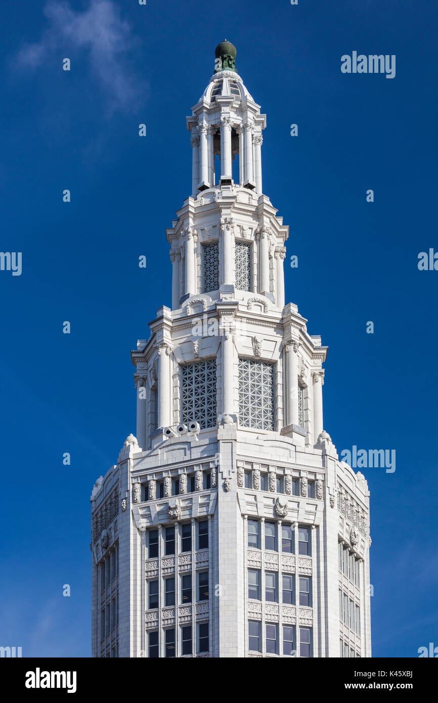 USA, New York, dans l'ouest de New York, Buffalo, le bâtiment de la tour électrique Banque D'Images