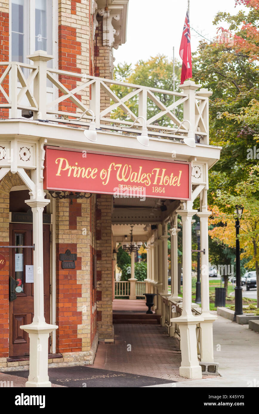 Le Canada, l'Ontario, Niagara on the Lake, Prince of Wales Hotel Banque D'Images
