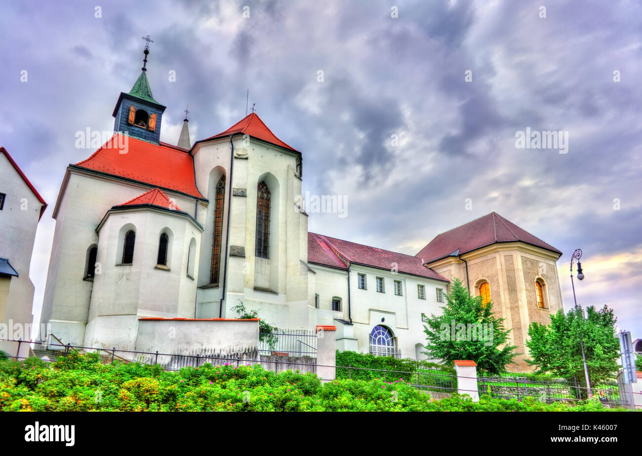Saint John the Baptist Church, à Jindrichuv Hradec - South Bohemia, République Tchèque Banque D'Images