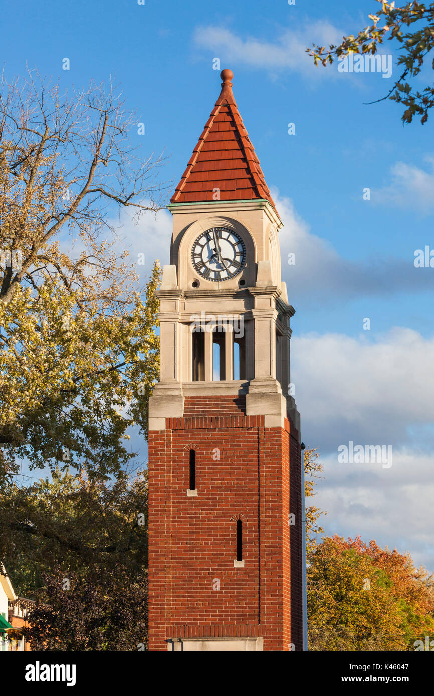 Le Canada, l'Ontario, Niagara on the Lake, village de l'horloge Banque D'Images
