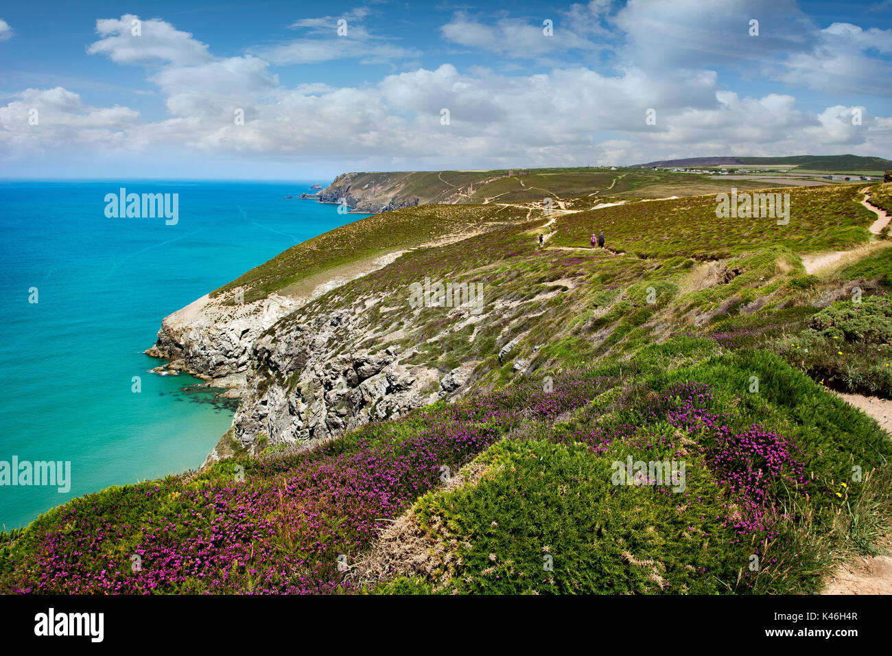 St Agnes heritage coast Cornwall Banque D'Images