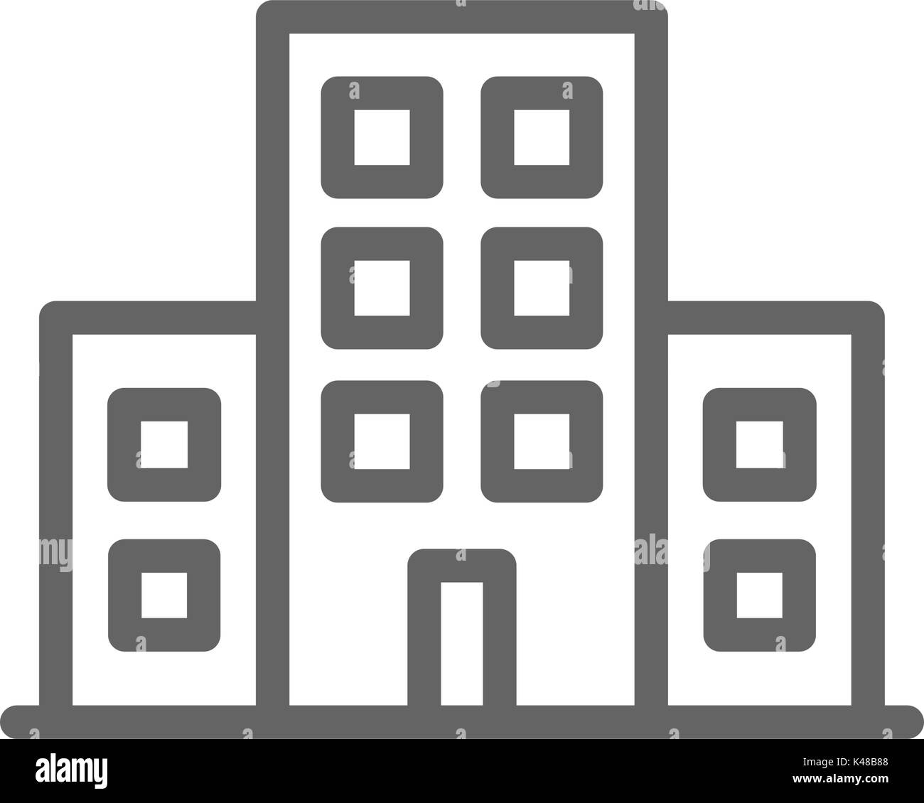 L'icône de construction simple. Symbole et signe vector illustration design. Avc. modifiable Isolé sur fond blanc Illustration de Vecteur
