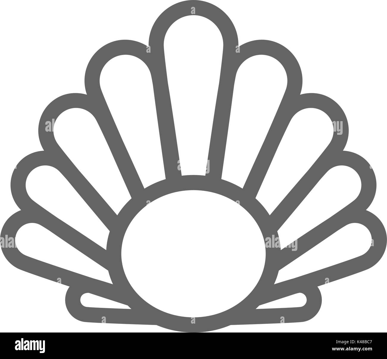 Perl simple dans une icône de la ligne du shell. Symbole et signe vector illustration design. Avc. modifiable Isolé sur fond blanc Illustration de Vecteur