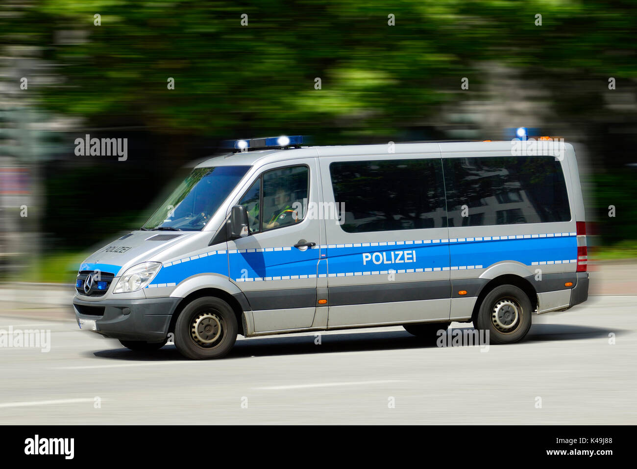 Policecar Banque D'Images