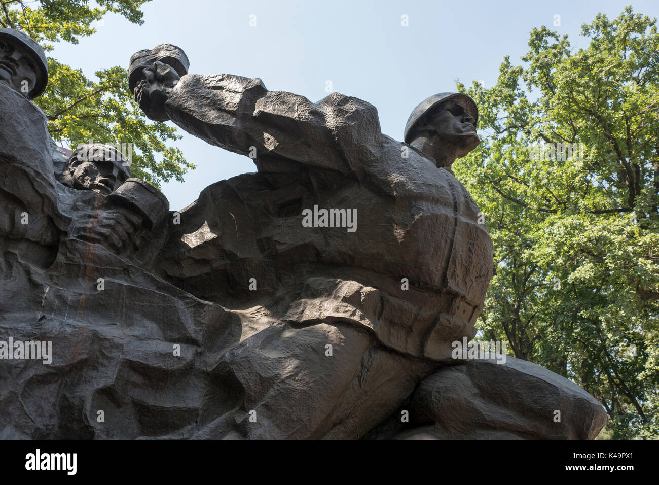 Mémorial de guerre, le parc panfilov, Almaty, Kazakhstan Banque D'Images