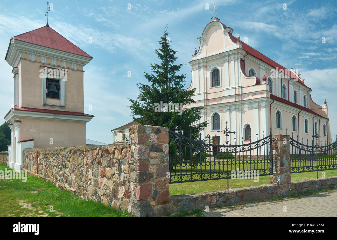 Golshany,Voblast de Hrodna, en Biélorussie le monastère des Franciscains Banque D'Images