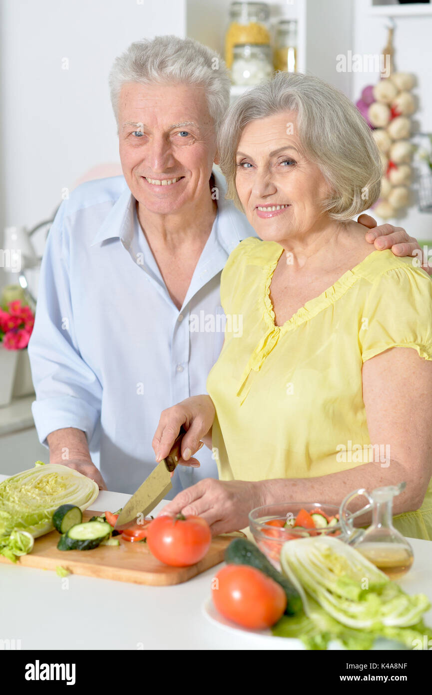 Couple de légumes coupe Banque D'Images