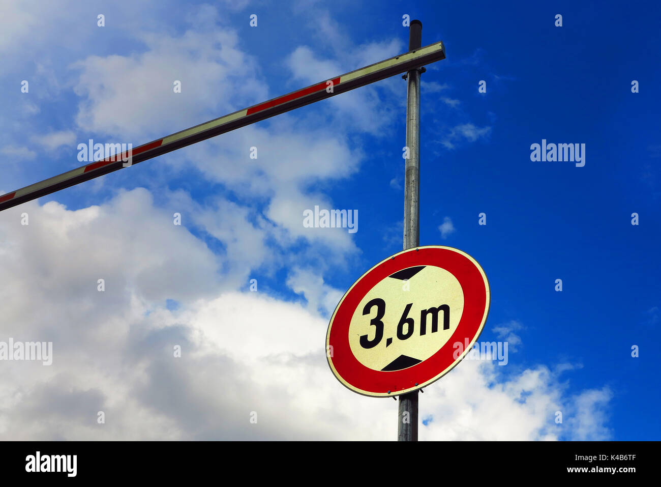 Limite de hauteur Banque D'Images