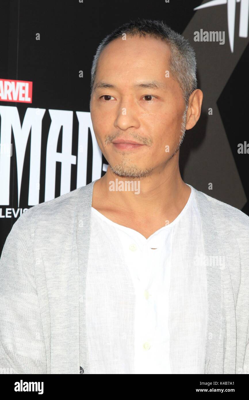 Los Angeles, CA, USA. Août 28, 2017. Ken Leung aux arrivées pour MARVEL'S Premiere Série INHUMANS, Universal CityWalk, Los Angeles, CA, le 28 août 2017. Credit : Priscilla Grant/Everett Collection/Alamy Live News Banque D'Images