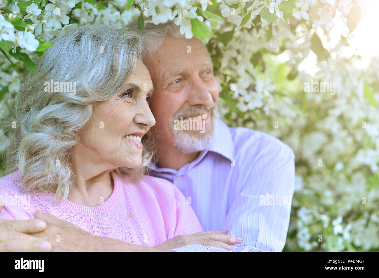 Happy senior couple Banque D'Images