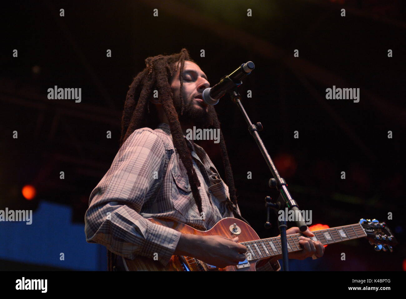 Julian Marley en Concert Banque D'Images