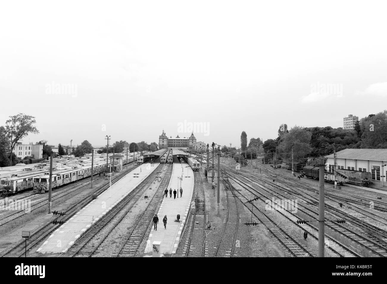 Station Haydarpasha, partie asiatique d'Istanbul Banque D'Images