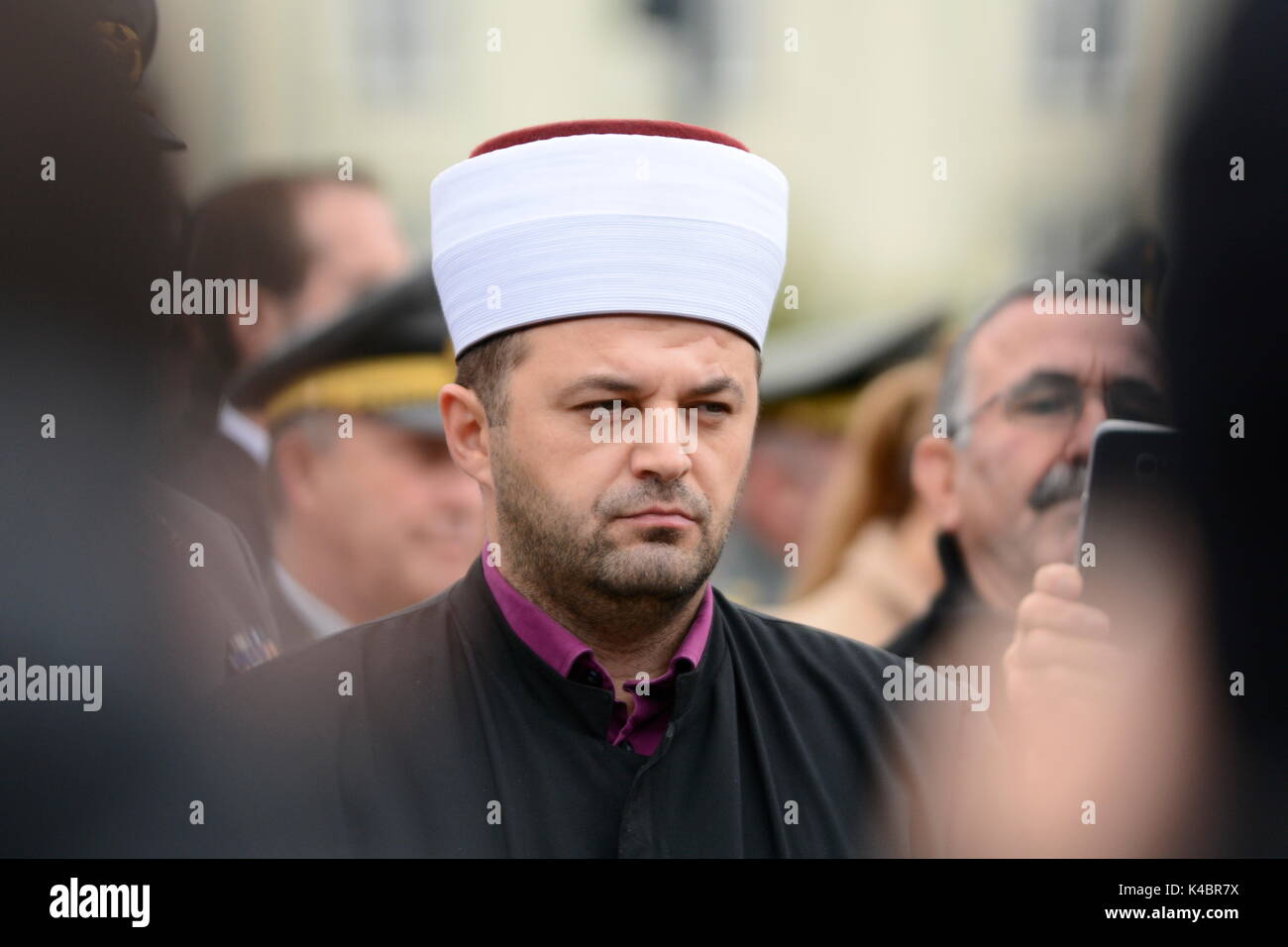 L'Imam de l'armée autrichienne, Abdulmedzid Sijamhodzic Banque D'Images