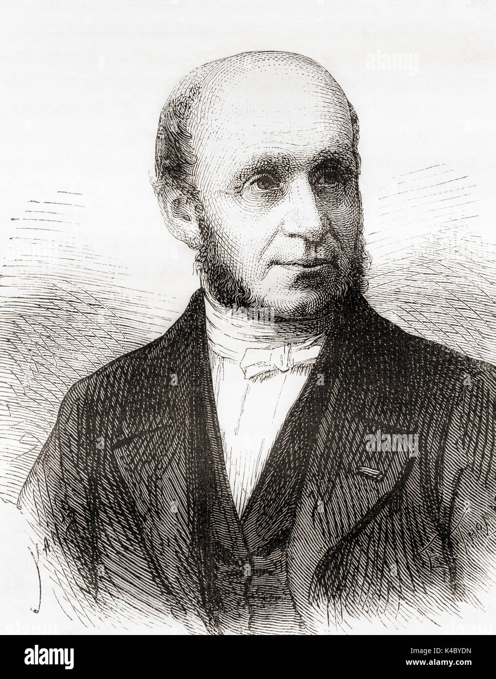 Guillaume-Benjamin Duchenne de Boulogne-Amand, 1806 -1875. Neurologue français. De : Les merveilles de la science, publié en 1870. Banque D'Images