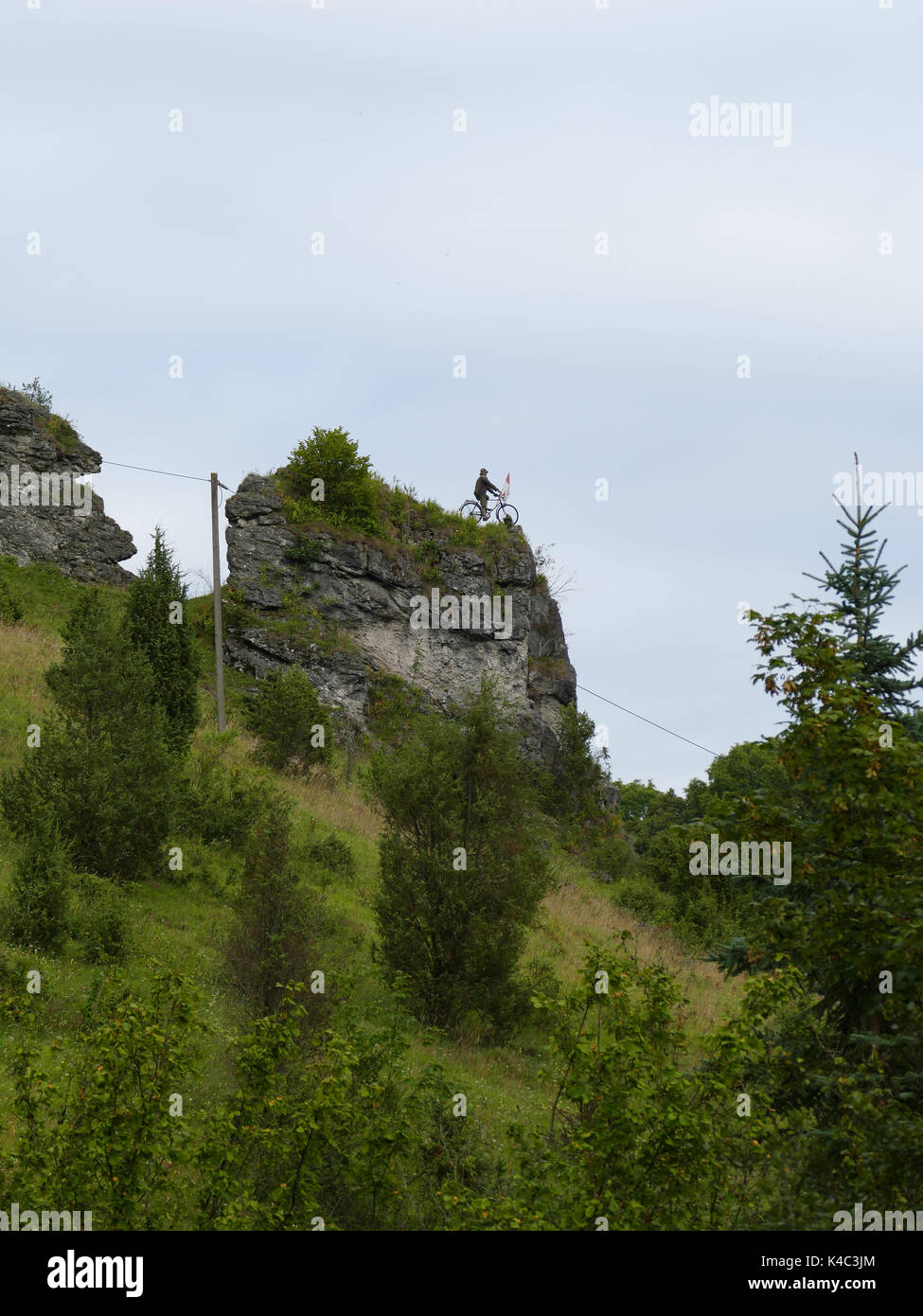 La Suisse franconienne, kleinziegenfeld Valley dans le nord de l'alb franconien, haute-franconie Banque D'Images