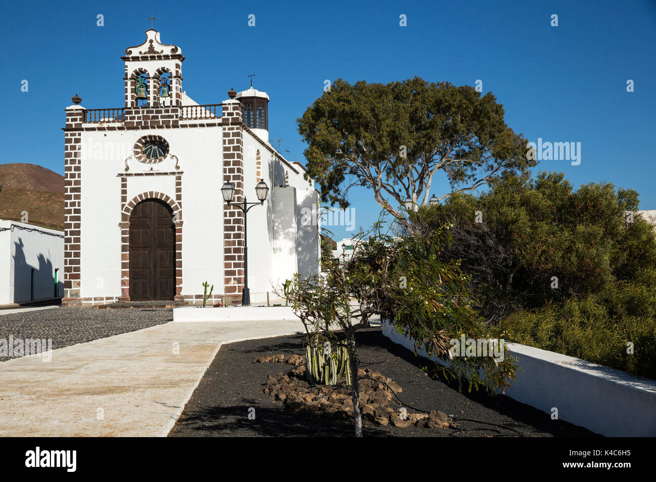 Dans l'église San Juan, Lanzarote, Canary Islands, Spain, Europe Banque D'Images