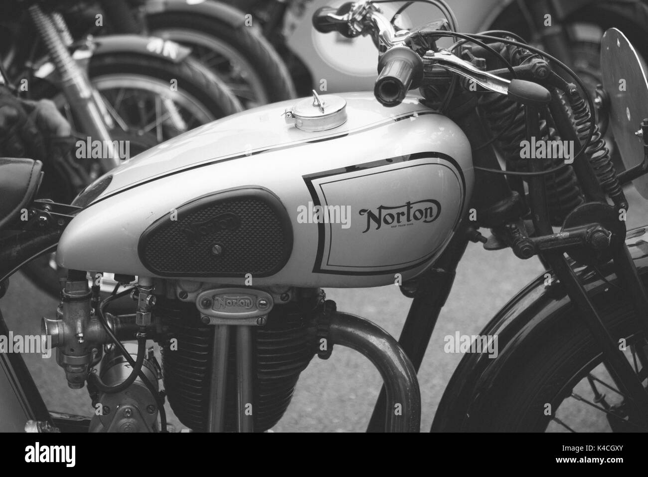 Motos classiques Banque D'Images
