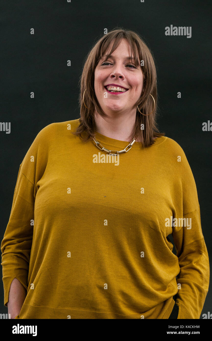Membre du Parti travailliste britannique Jess Phillips assiste à un photocall au cours de l'Edinburgh International Book Festival le 12 août 2017 à Édimbourg, Sc Banque D'Images