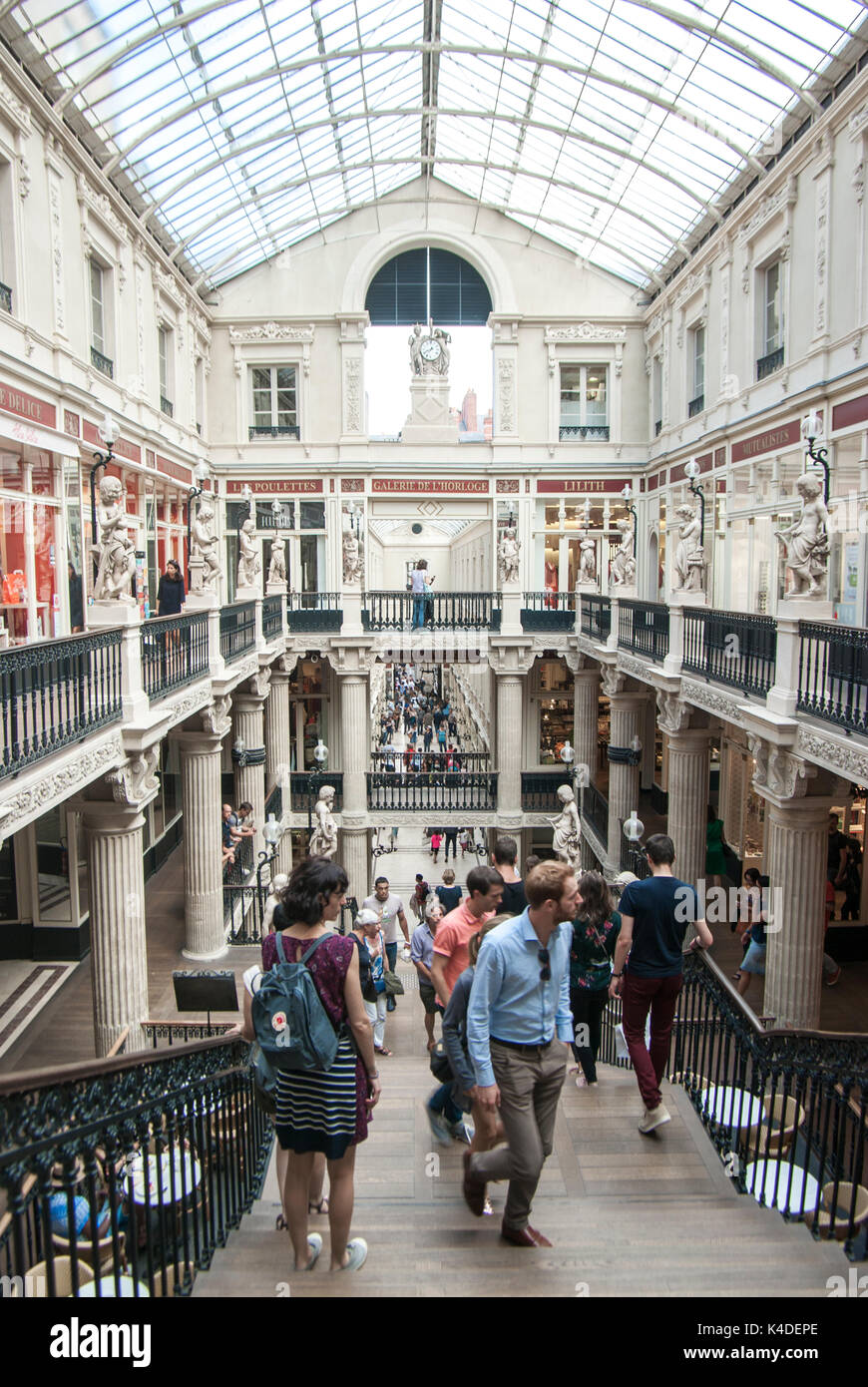 Passage Pommeraye shopping mall, Nantes, Pays de la Loire, France Banque D'Images