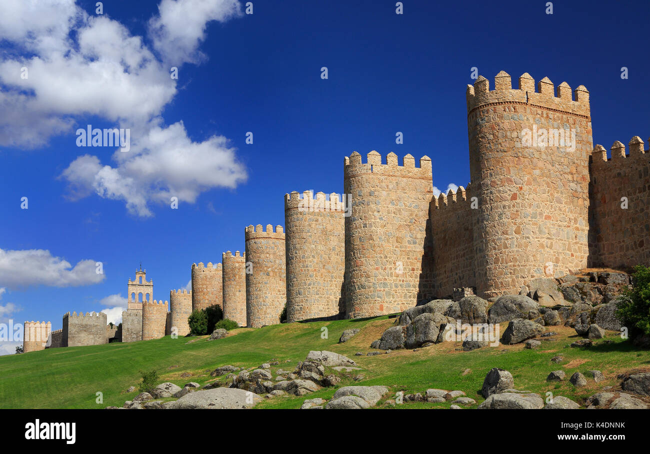 La ville médiévale d'Avila, Espagne Banque D'Images