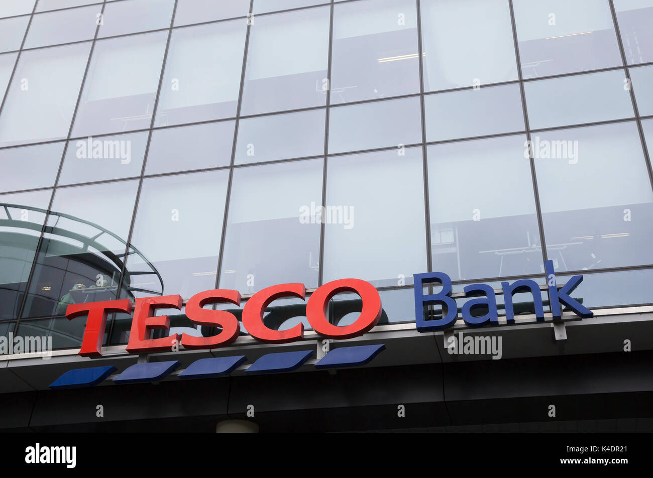 Tesco Bank Customer Service Center à Glasgow Banque D'Images