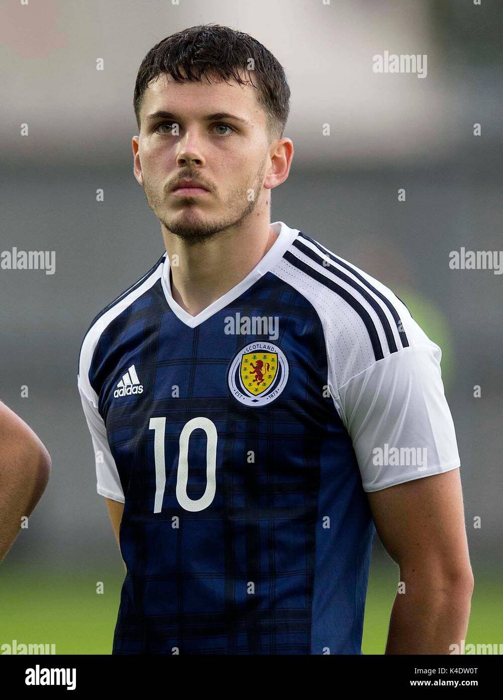 Lewis Morgan en Écosse lors du match de qualification U21 de l'UEFA Euro 2019 au parc St Mirren, à Paisley. APPUYEZ SUR ASSOCIATION photo. Date de la photo: Mardi 5 septembre 2017. Voir PA Story FOOTBALL Scotland U21. Le crédit photo devrait se lire : Jeff Holmes/PA Wire. Banque D'Images