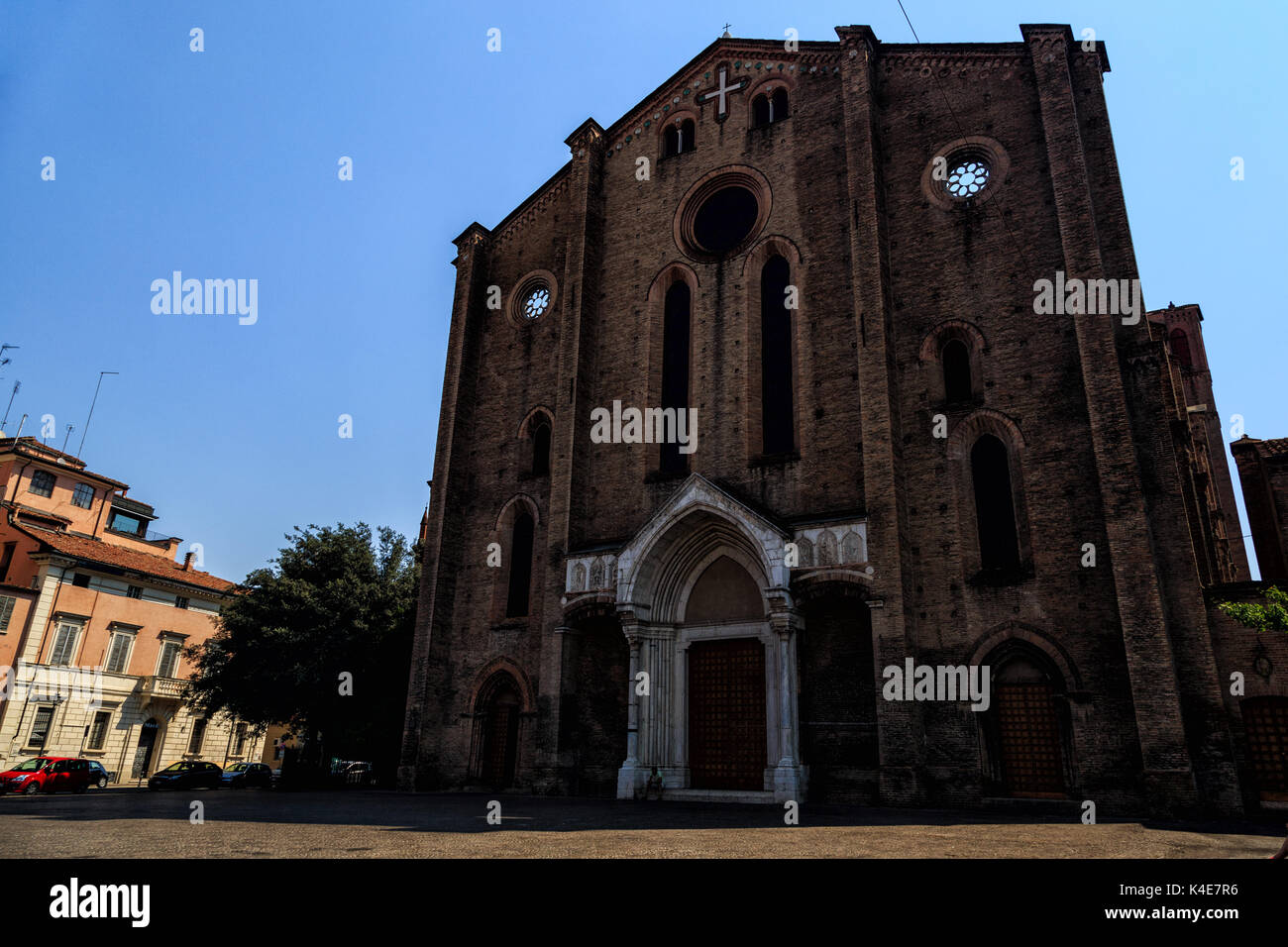 Basilique de San Francesco, Bologne italie Banque D'Images