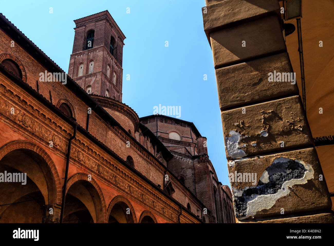 Street, Bologne, Italie Banque D'Images