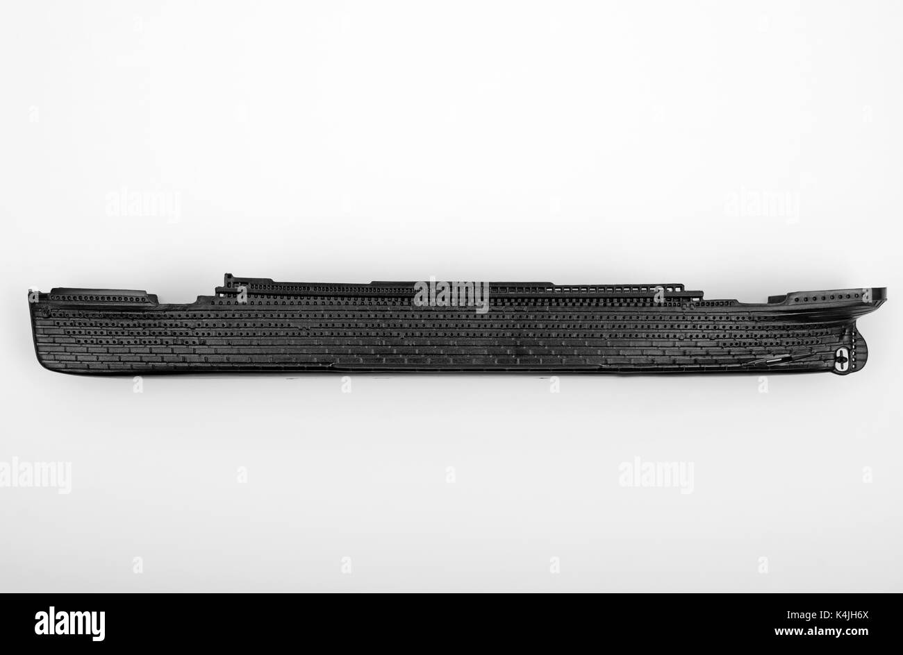 1:1200 Revell R.M.S. Kit modèle Titanic Banque D'Images