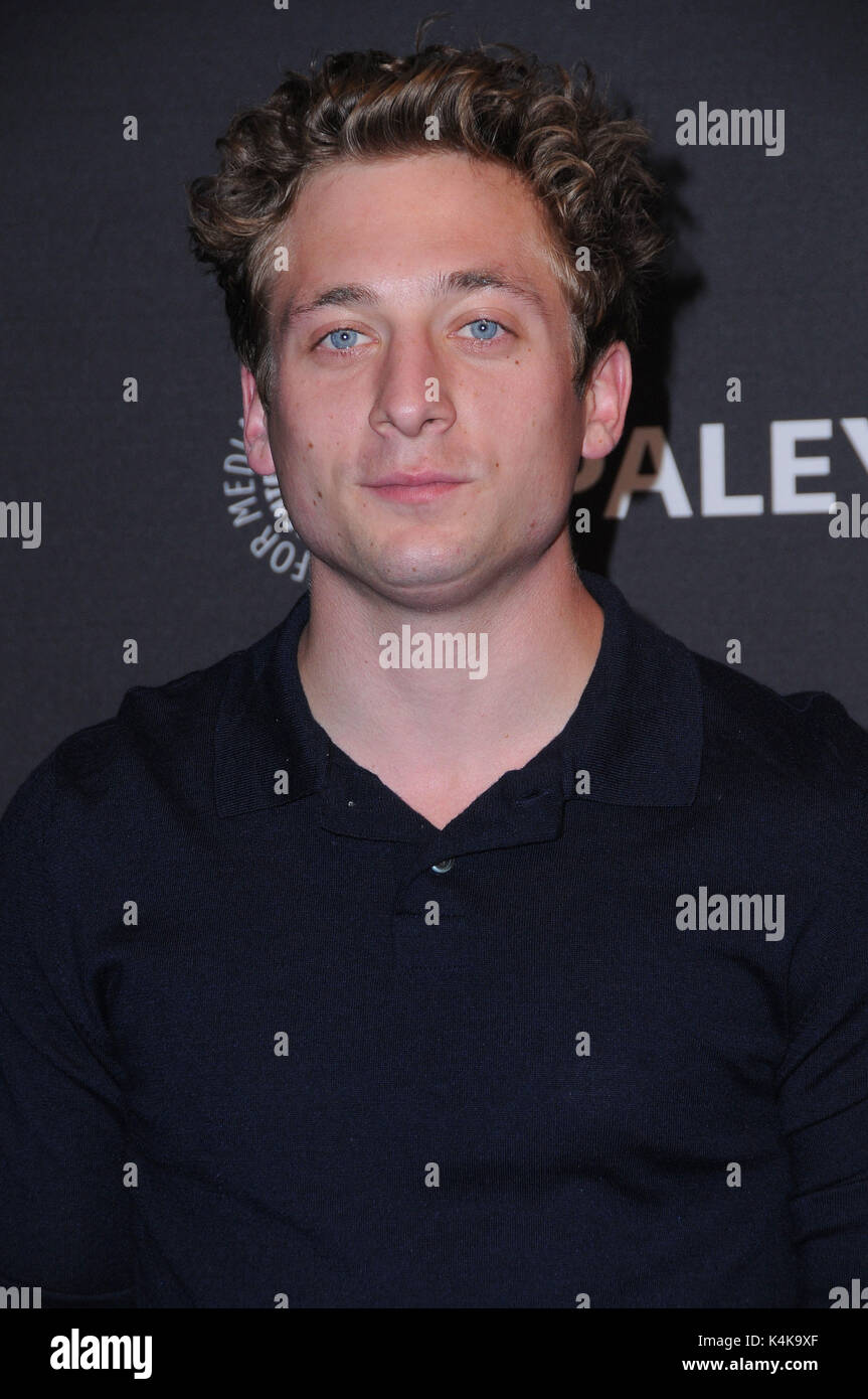 Beverly Hills, CA, États-Unis. 6 septembre 2017. 06 septembre 2017 - Beverly Hills, Californie - Jeremy Allen White. 2017 PaleyFest Fall Preview présente ''Shameless'' au Paley Center for Media à Beverly Hills. Crédit photo : Birdie Thompson/Admedia Banque D'Images