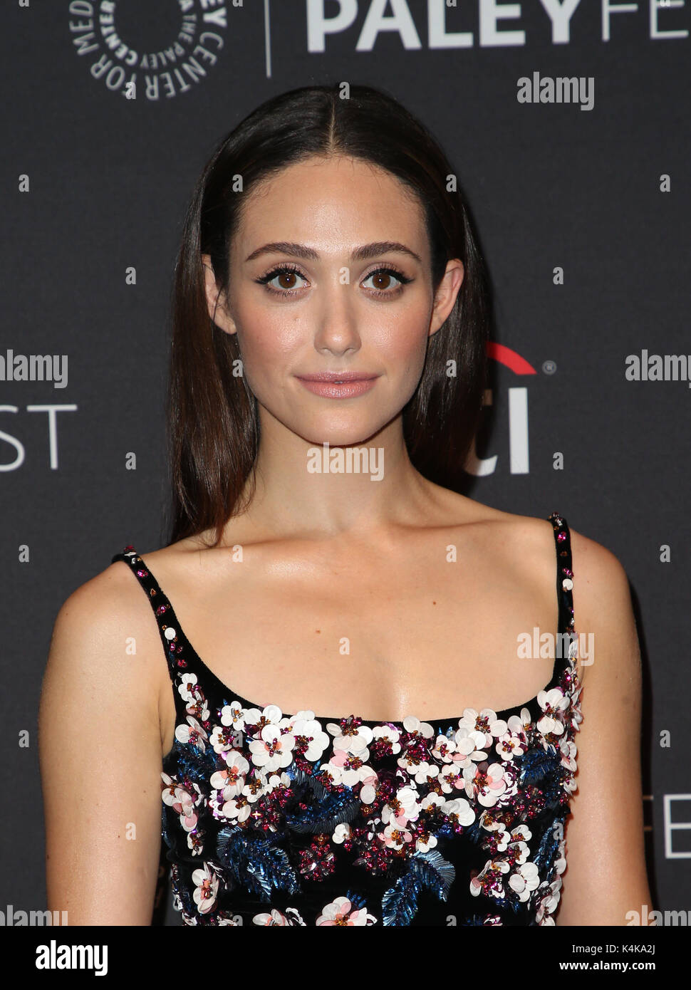 Los Angeles, Ca. Sep 6, 2017. Emmy Rossum, lors de la présélection et de l'ÉHONTÉ DE BORD AU COURS DE LA 11E ÉDITION DU PALEYFEST FALL TV BANDES-ANNONCES Au Paley Center for Media en Californie le 6 septembre 2017. Credit : Faye S/media/Alamy Punch Live News Banque D'Images