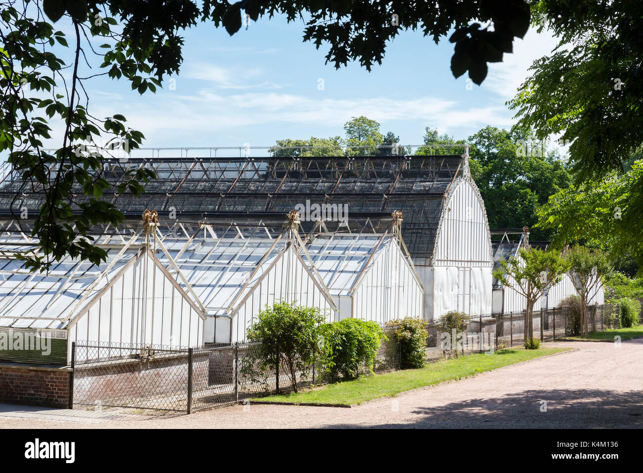 France, Seine-Maritime (76), Rouen, le jardin des plantes, les serres tropicales historiques // France, Seine-Maritime, Rouen, le jardin des plantes, Banque D'Images