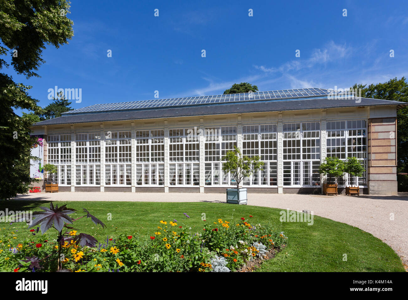 France, Seine-Maritime (76), Rouen, le jardin des plantes, l'orangerie // France, Seine-Maritime, Rouen, le jardin des plantes, orangerie Banque D'Images