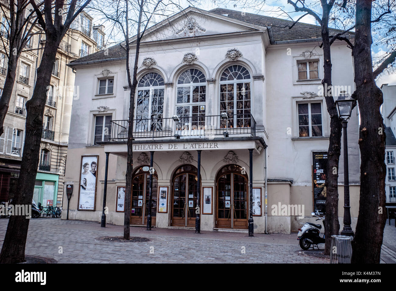 PARIS FRANCE - THÉÂTRE DE L'ATELIER - Paris Montmartre - PARIS THÉÂTRE-BÂTIMENT HISTORIQUE DE PARIS-PARIS STREET PHOTOGRAPHY © Frédéric Beaumont Banque D'Images