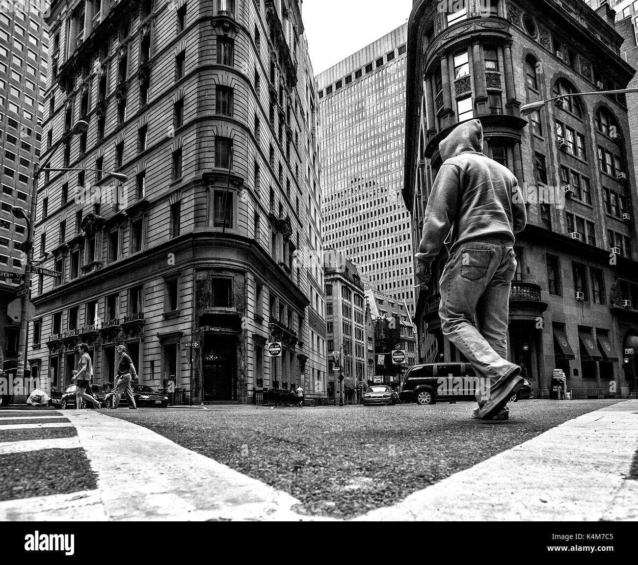 Un moment dans le temps sur les rues de New York ! Banque D'Images