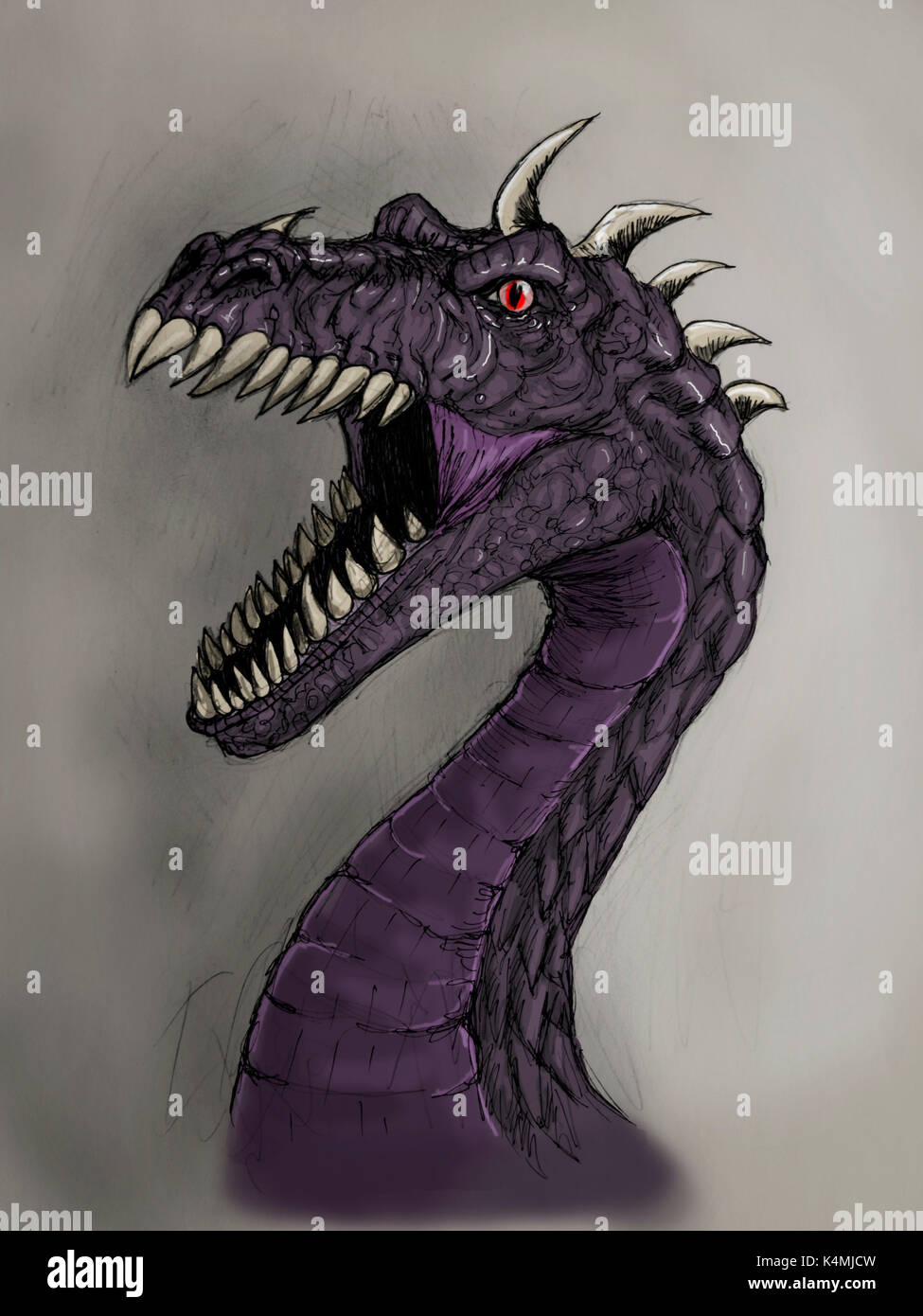 Illustration de Dragon Banque D'Images