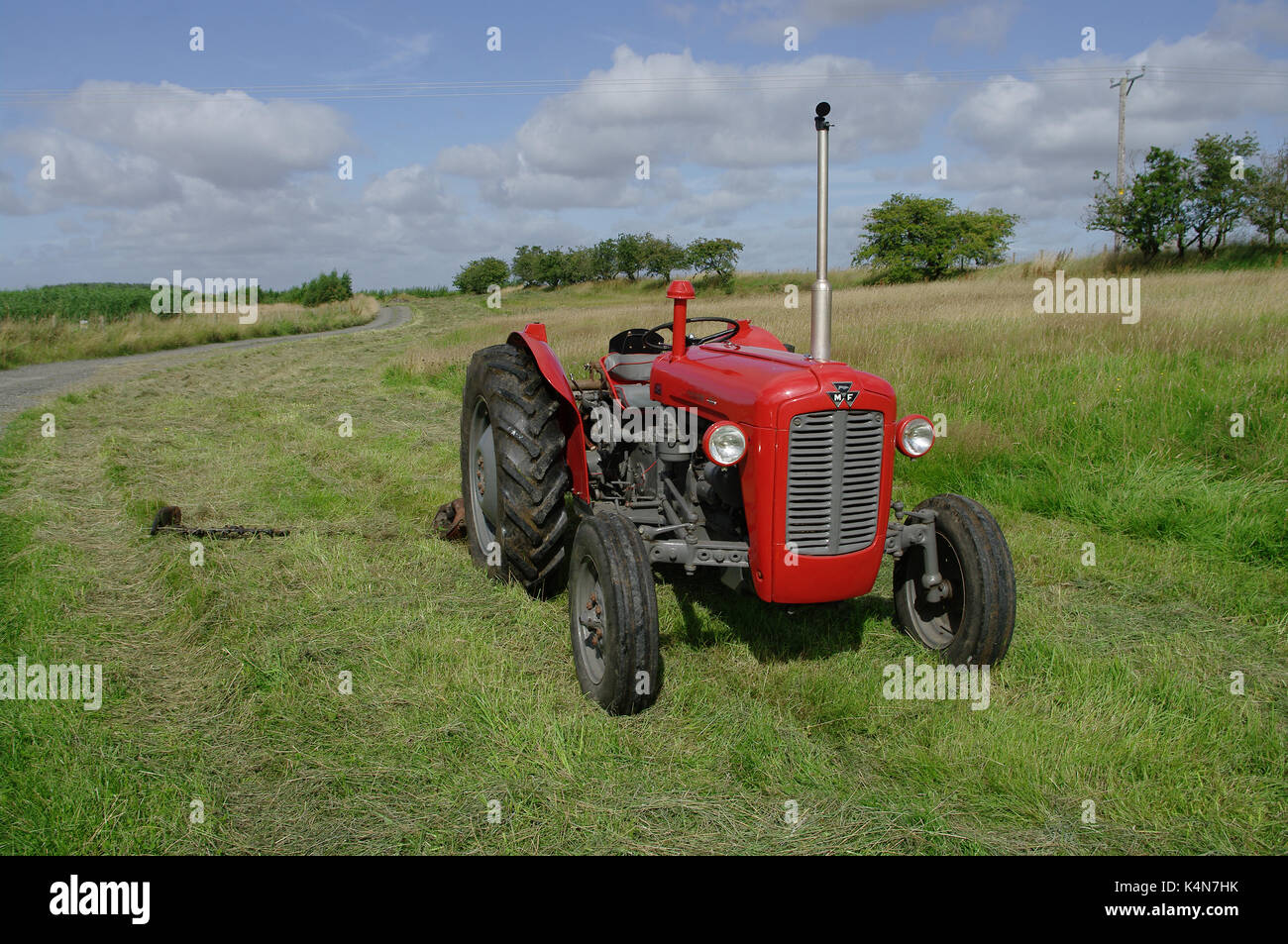 Tracteur Massey Ferguson 35 Banque D'Images