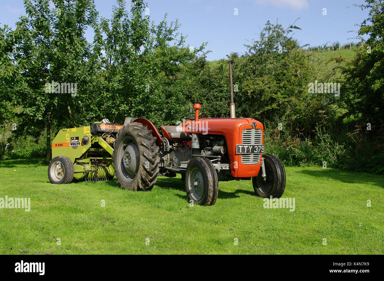 Tracteur Massey Ferguson 35 Banque D'Images