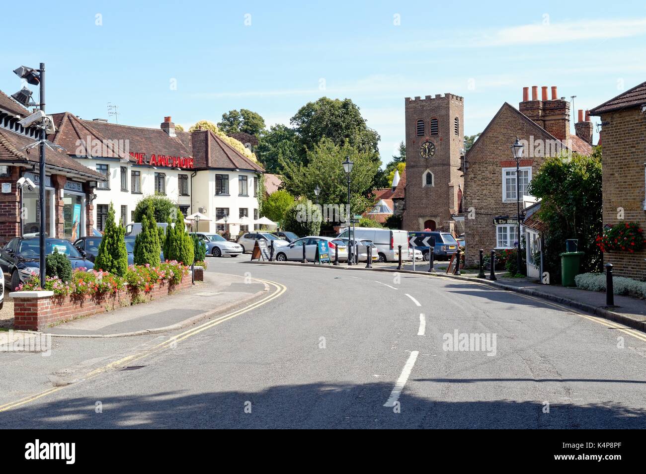 Place de l'église britannique Surrey Shepperton Banque D'Images