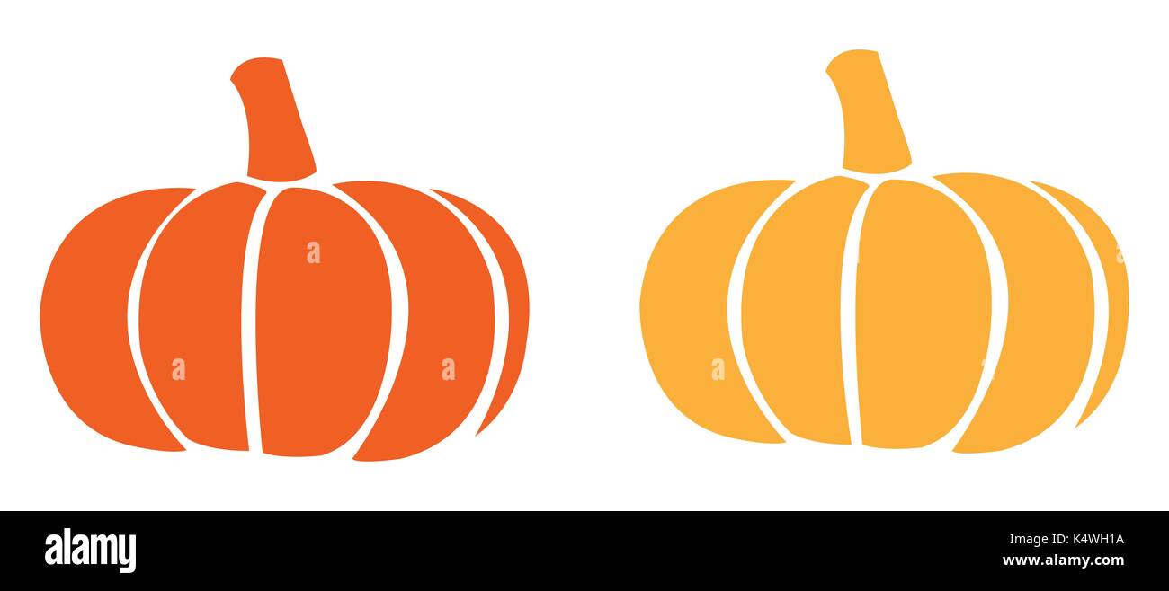 L'icône de citrouille vectors Illustration de Vecteur