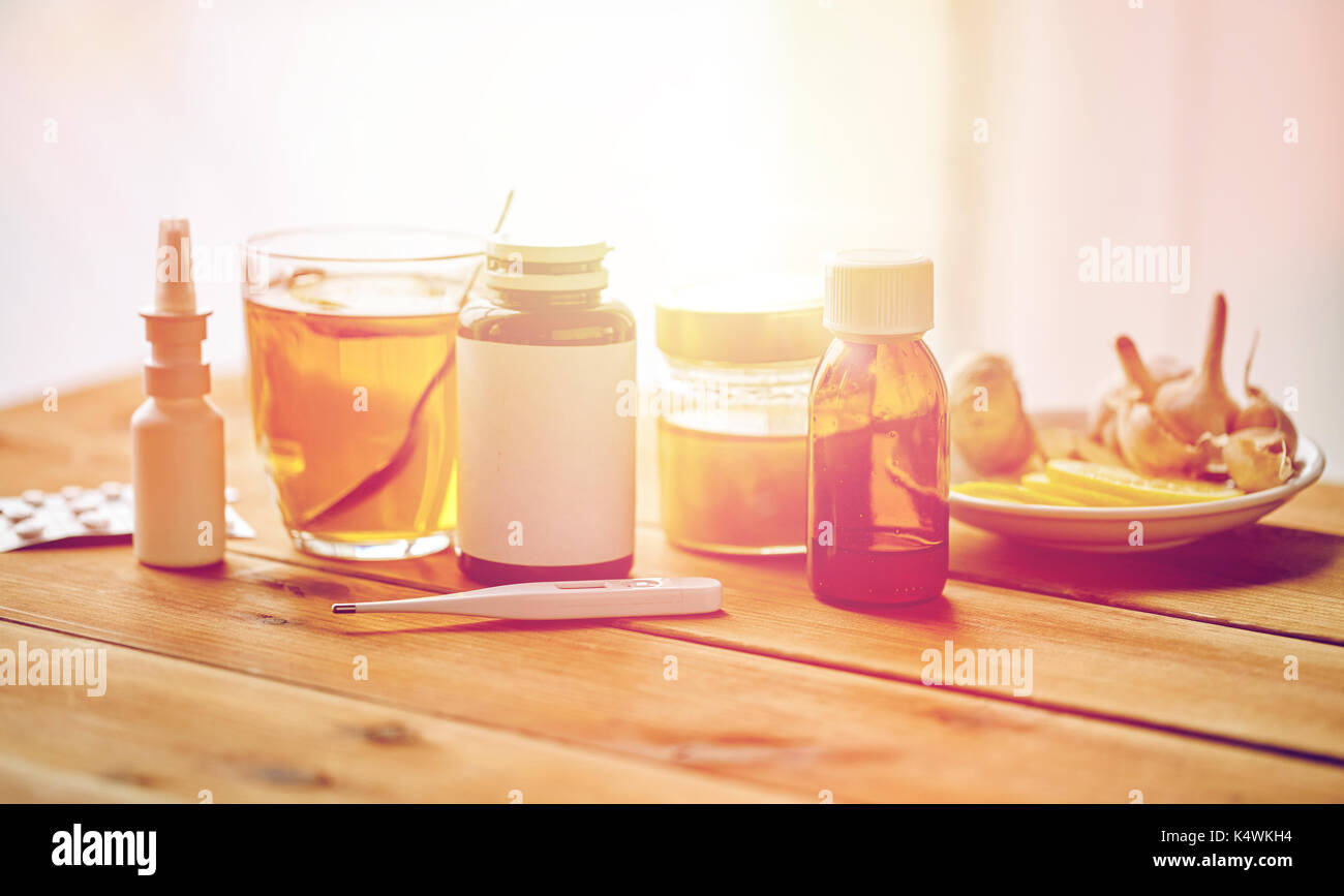 La médecine traditionnelle et les drogues Banque D'Images