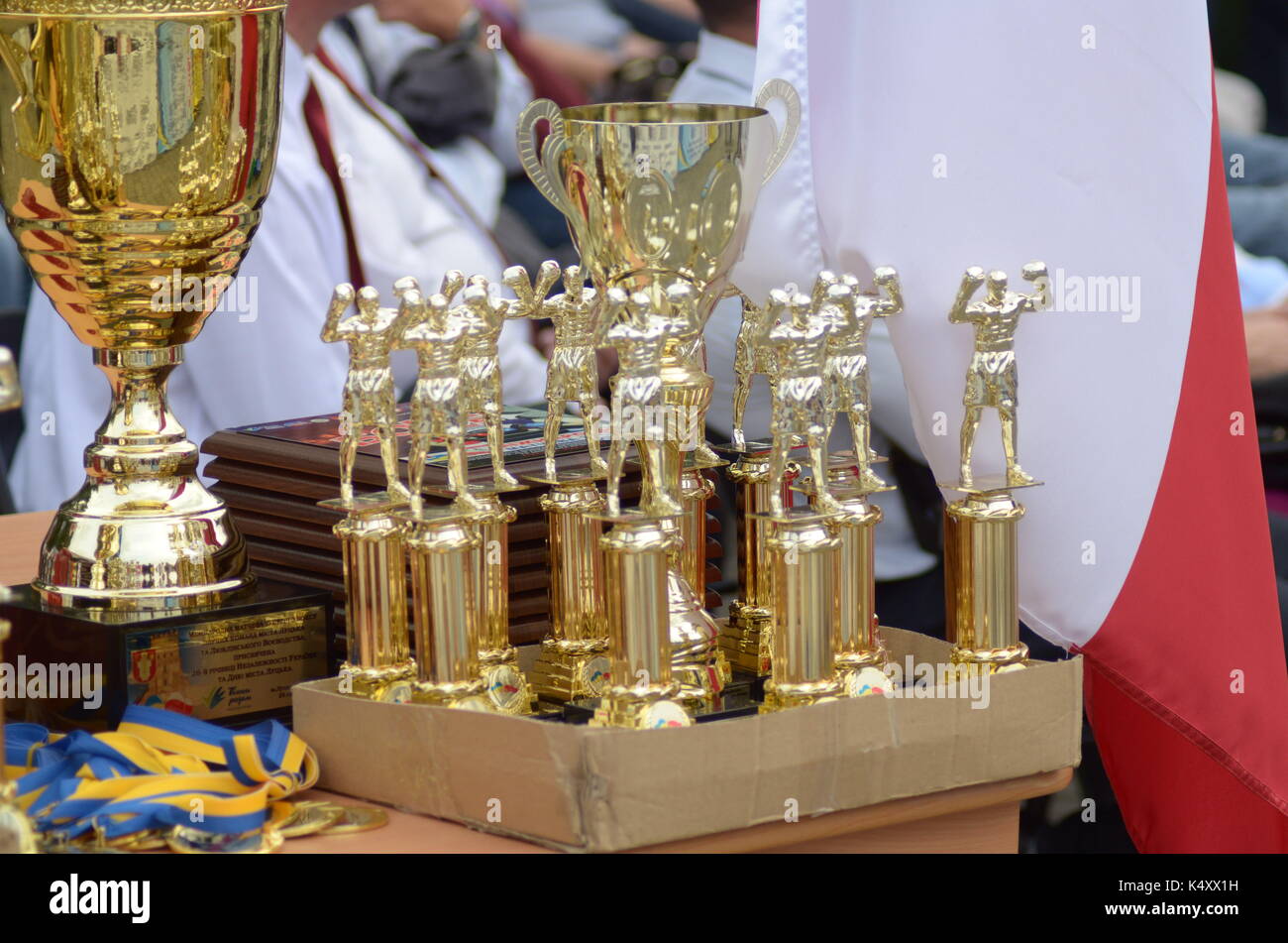 La journée de célébration reportage rédactionnel Volyn Lutsk Ukraine Ville Région, 25.08.17. Banque D'Images