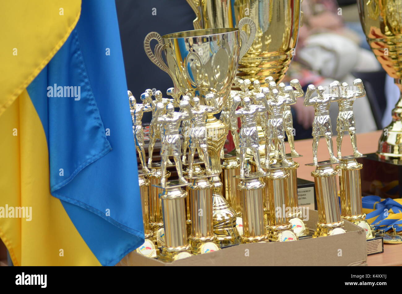 La journée de célébration reportage rédactionnel Volyn Lutsk Ukraine Ville Région, 25.08.17. Banque D'Images