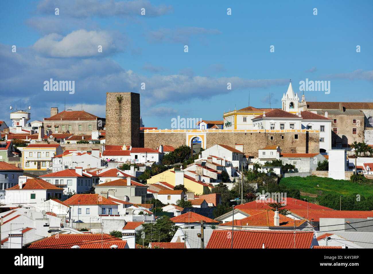 Le village historique de l'avis, le portugal alentejo. Banque D'Images