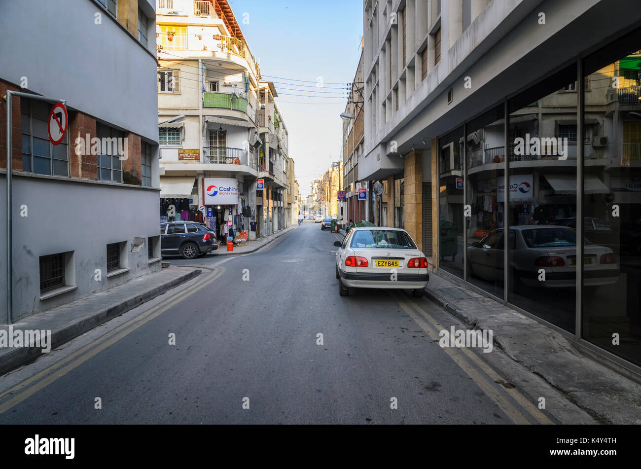 Berlin - le 21 mars 2017 : rue de Nicosie le 21 mars 2017 à Nicosie, Chypre. Banque D'Images