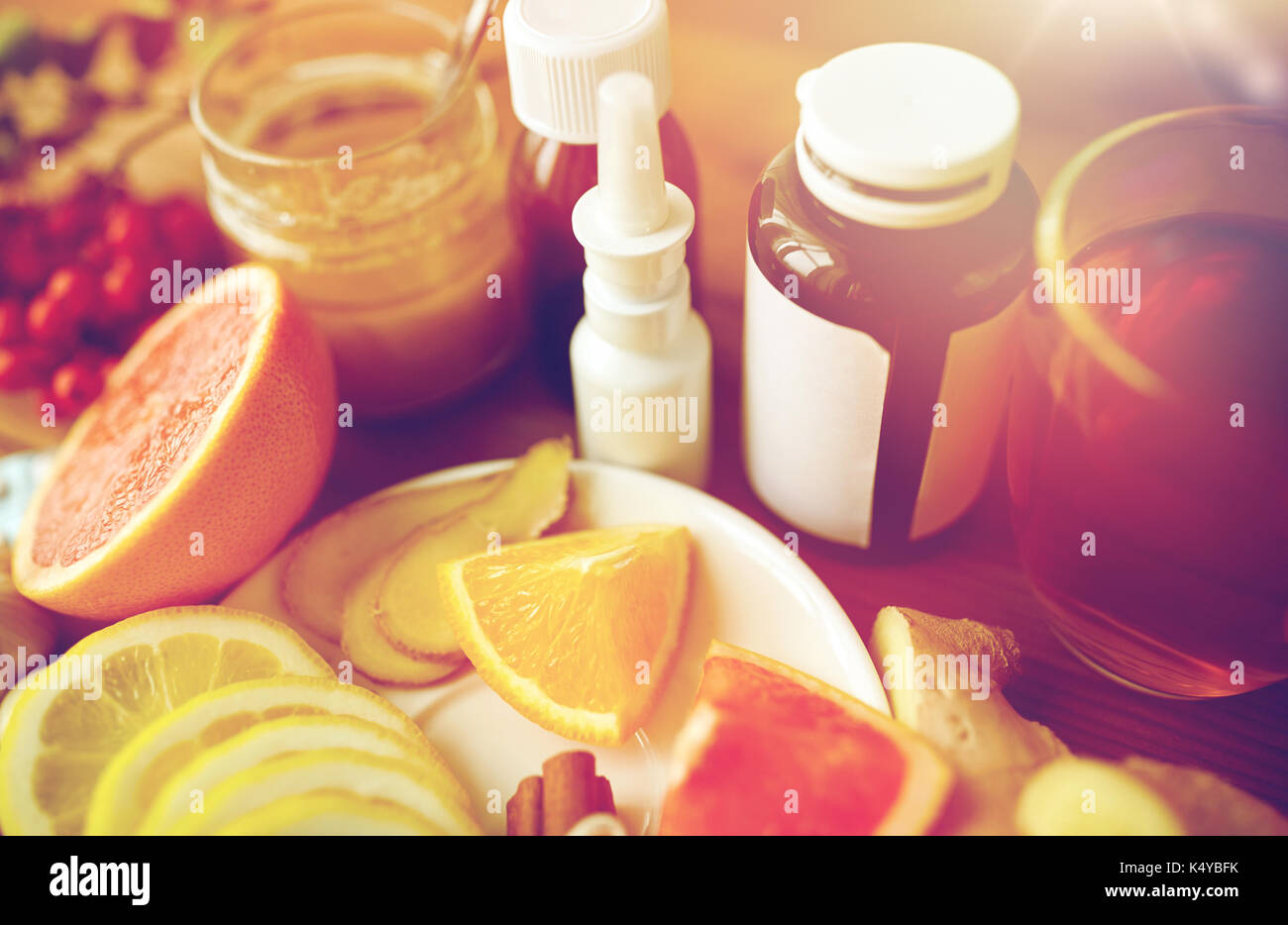 La médecine traditionnelle et les drogues Banque D'Images