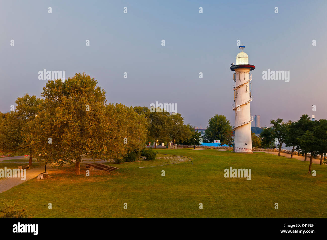 Lighthousehouse, donaupark, donaucity, donaustadt, vienne, autriche Banque D'Images