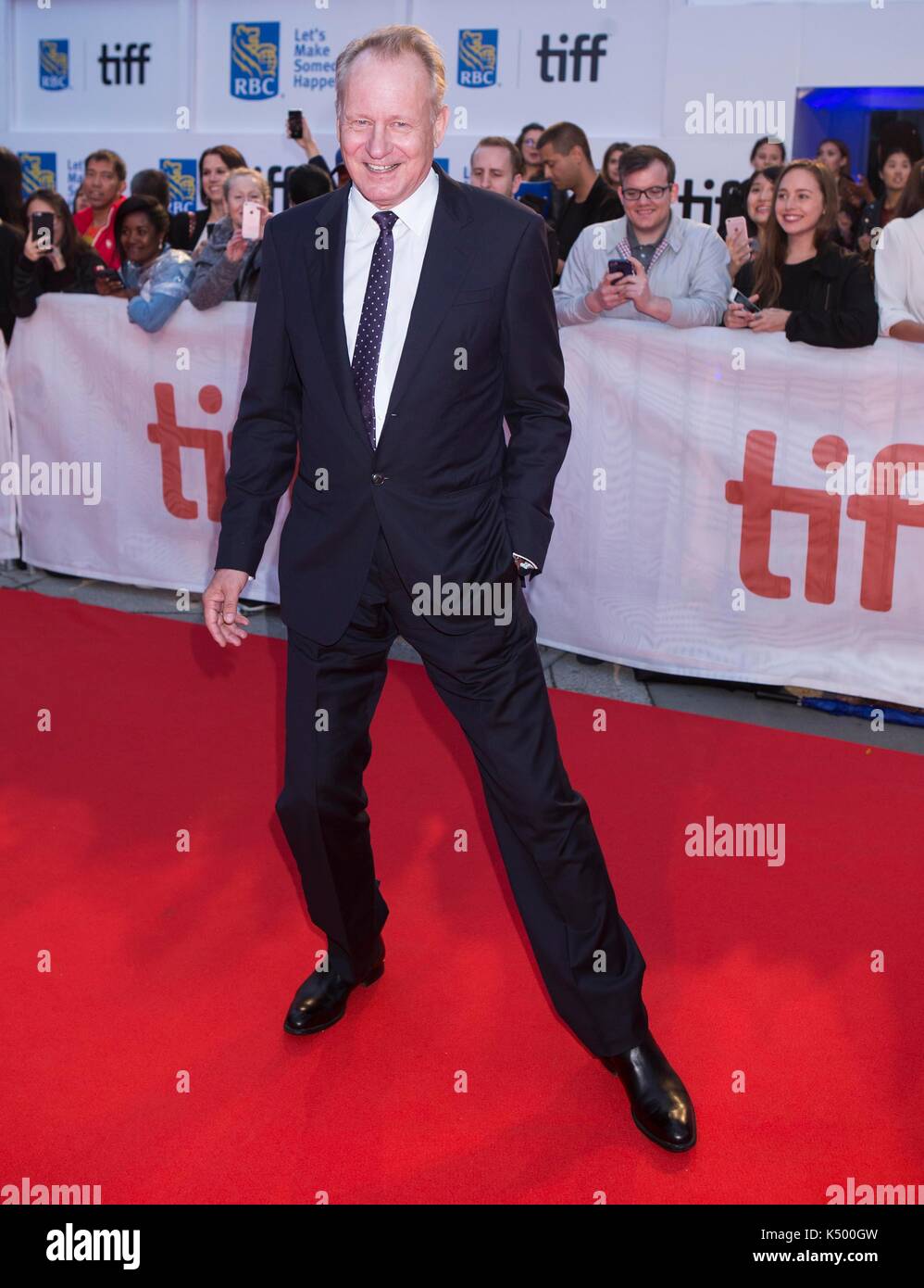 Toronto, Canada. 30Th jun 2017. acteur Stellan Skarsgard assiste à la première du film 'borg/mcenroe' au cours de la 2017 Toronto International Film Festival de Toronto, Canada, sept. 7, 2017. La 2017 festival international du film de Toronto (TIFF) a débuté jeudi avec quelque 340 films à l'écran lors de l'événement, qui se déroule jusqu'au 17 septembre. crédit : zou zheng/Xinhua/Alamy live news Banque D'Images