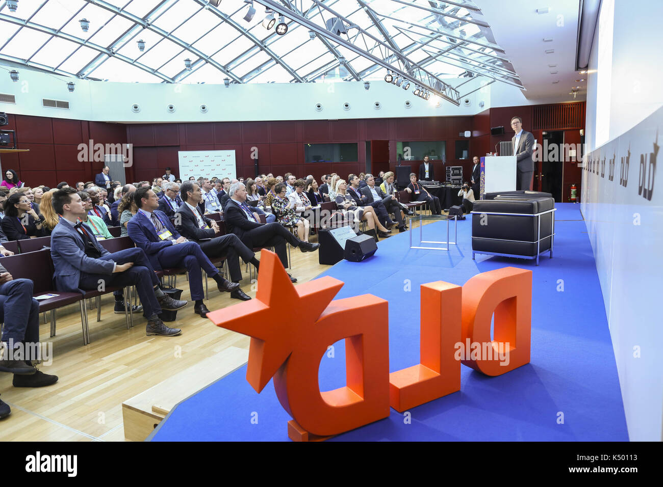 Clark Parsons, fondation de l'économie internet dld europe 17, la représentation de l'Etat libre de Bavière à l'Union européenne, 4 septembre 2017. presse libre de droit © pablo garrigos/photo alliance pour dld | verwendung weltweit/photo alliance Banque D'Images